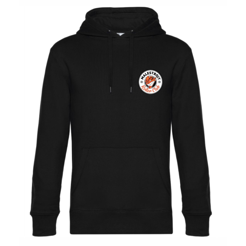 Sweat avec capuche logo coeur + dos adulte